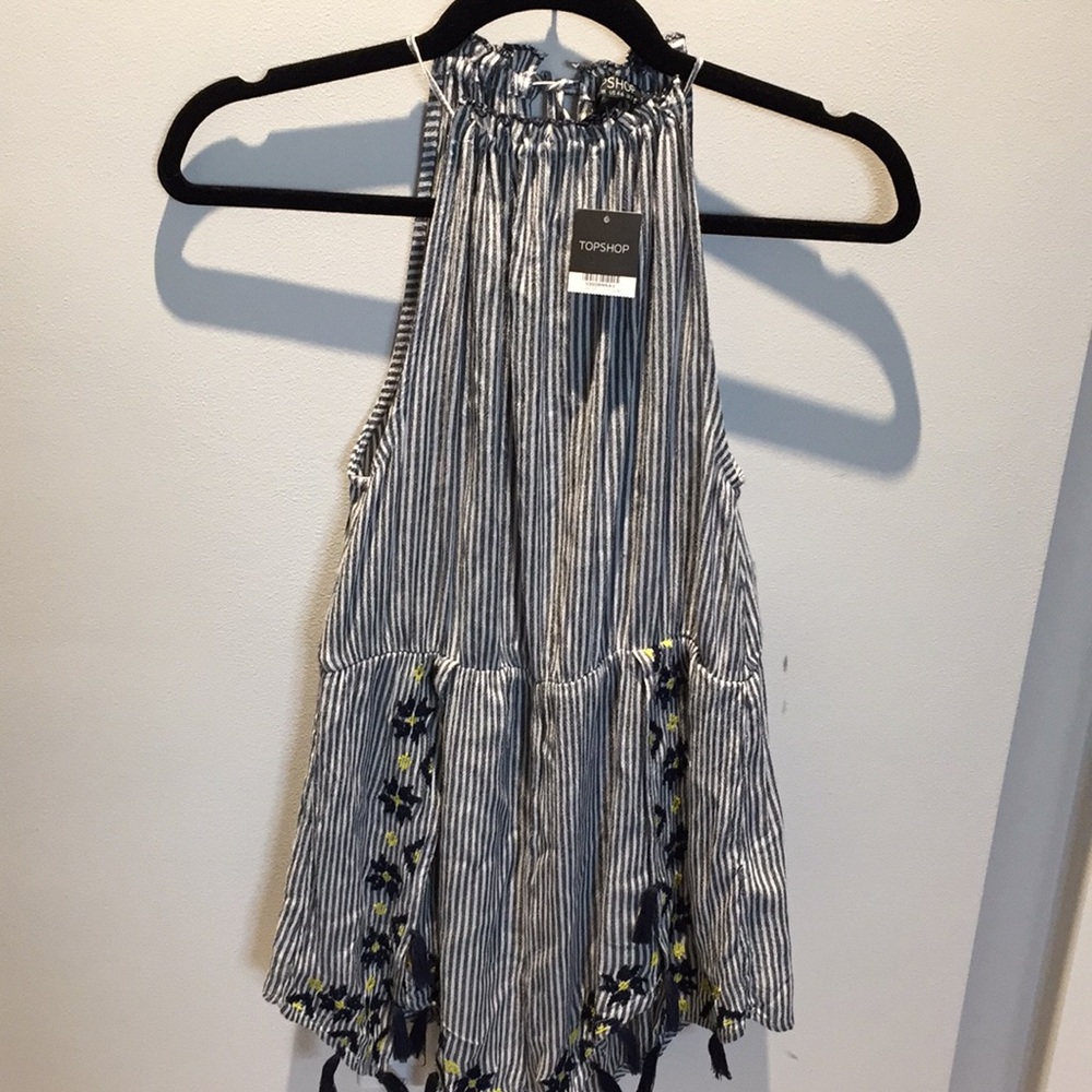 Sz4-6 Topshop boho bathing suit cover up /romper - Picture 1 of 5